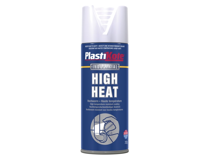 Plastikote 002301 High Heat Paint Black 400ml