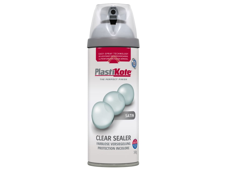 Plastikote 024001 Satin Clear Sealer 400ml