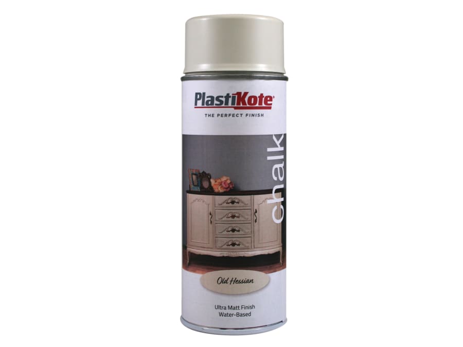 Plastikote 027101 Chalk Finish Spray Old Hessian 400ml
