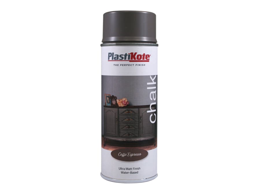 Plastikote 027106 Chalk Finish Spray Caffe Espresso 400ml