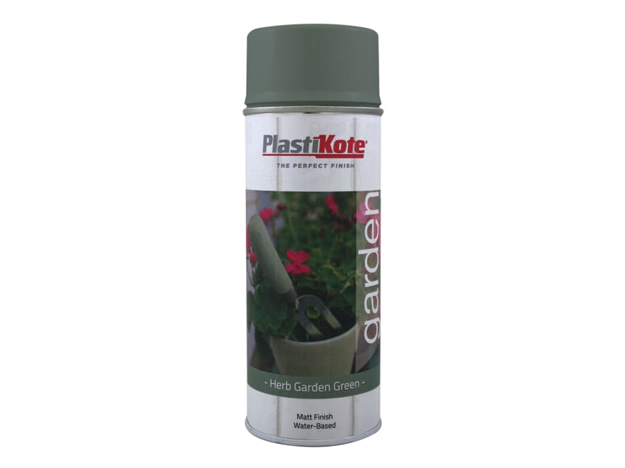 Plastikote 027202 Garden Colours Spray Paint Herb Garden Green 400ml