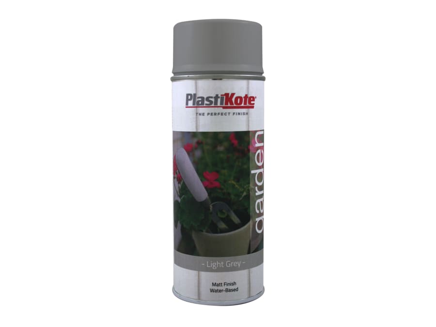 Plastikote 027209 Light Grey Spray Paint 400ml