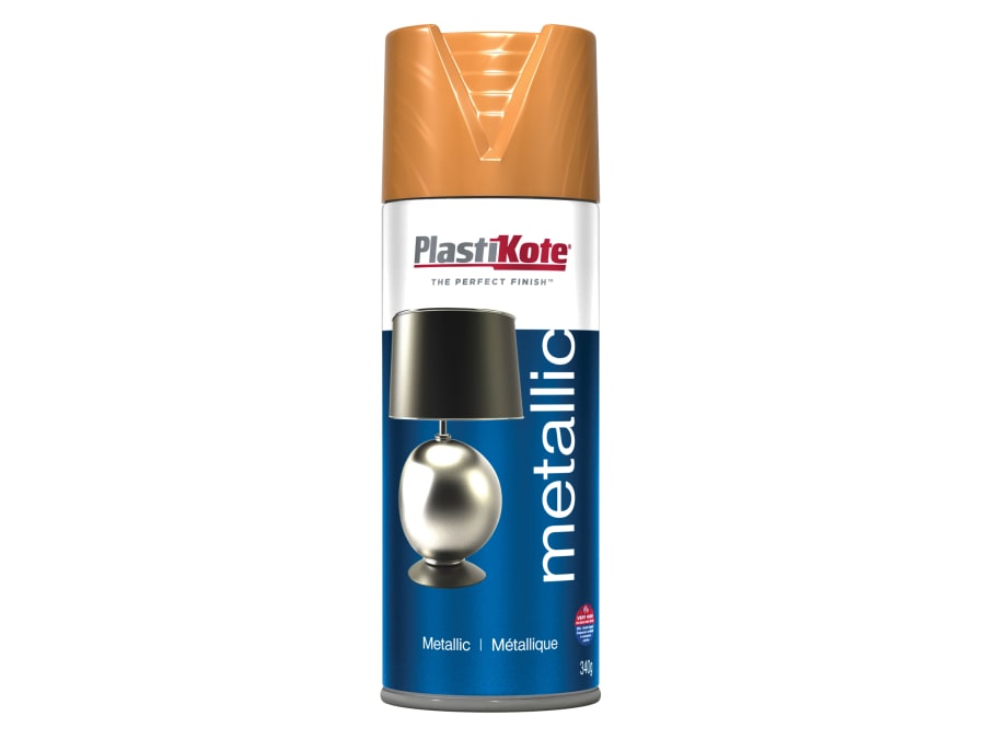 Plastikote 004400 Metallic Spray Bronze 400ml