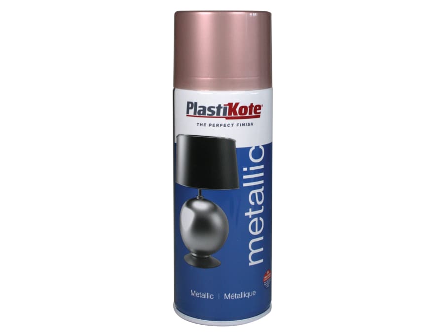 Plastikote 004405 Metallic Spray Rose Gold 400ml