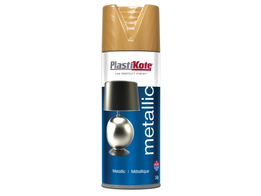 Plastikote 440455 Metallic Spray Antique Gold 400ml