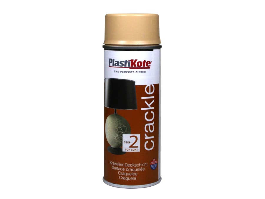 Plastikote 4400000475076 Crackle Touch Spray Heritage Gold 400ml
