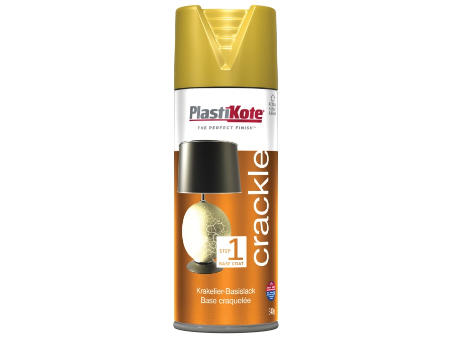 Plastikote 4400000482076 Crackle Touch Spray Gold Base Coat 400ml
