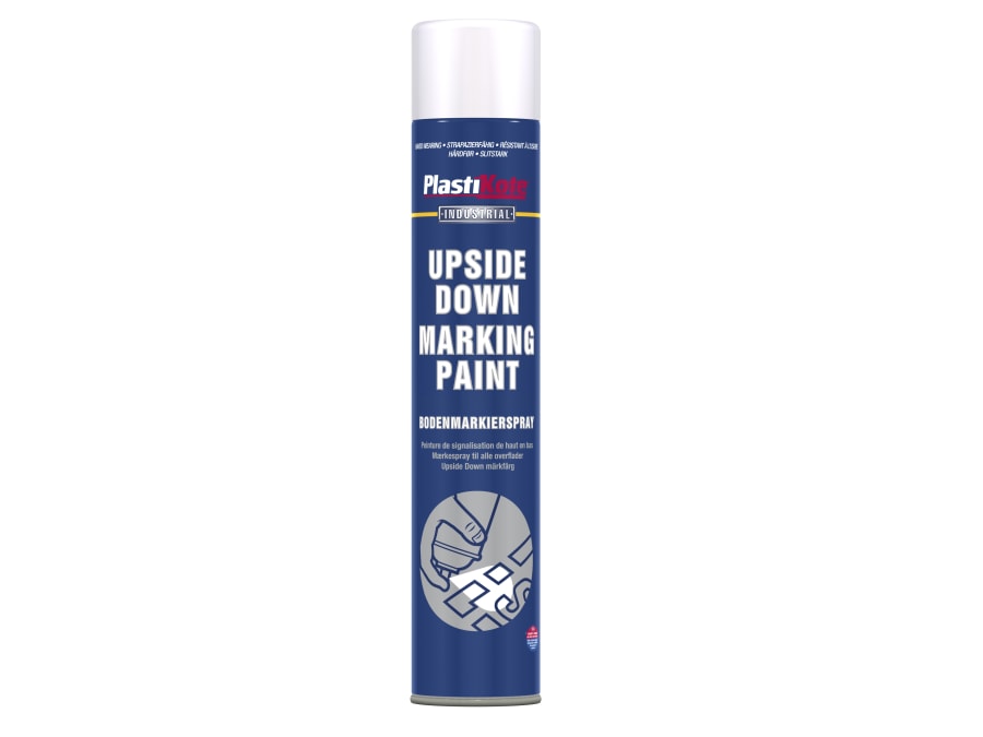 Plastikote 446001 Upside Down Marking Paint 750ml White