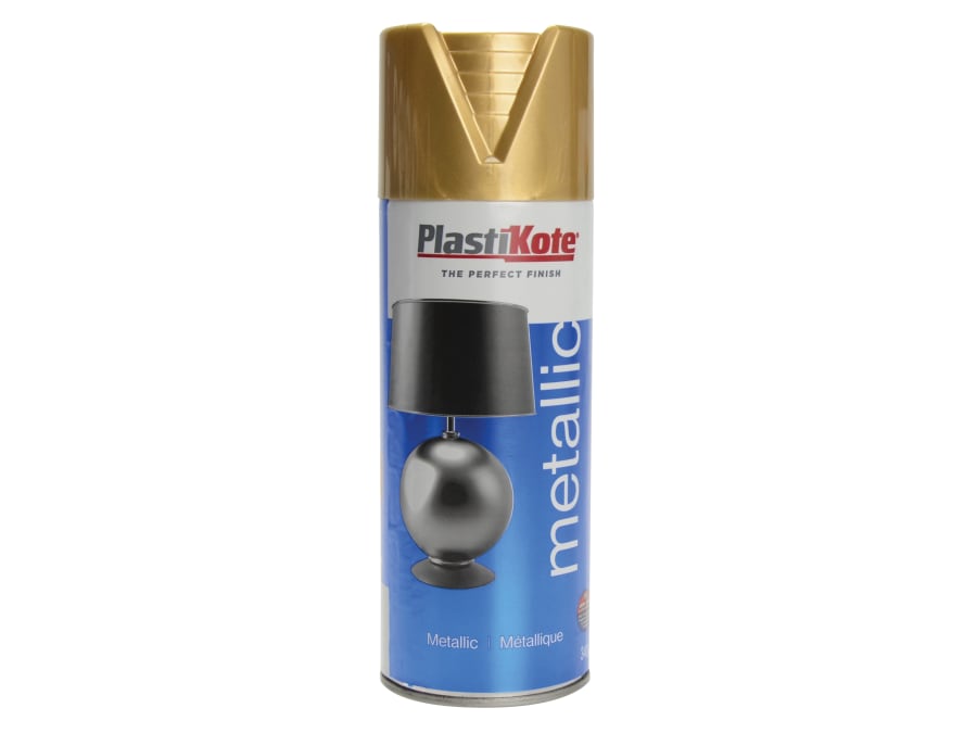 Plastikote 440620 Metallic Spray Gold 400ml