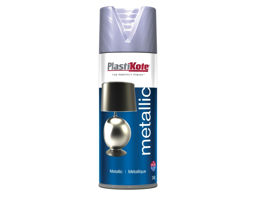 Plastikote 440621 Metallic Spray Silver