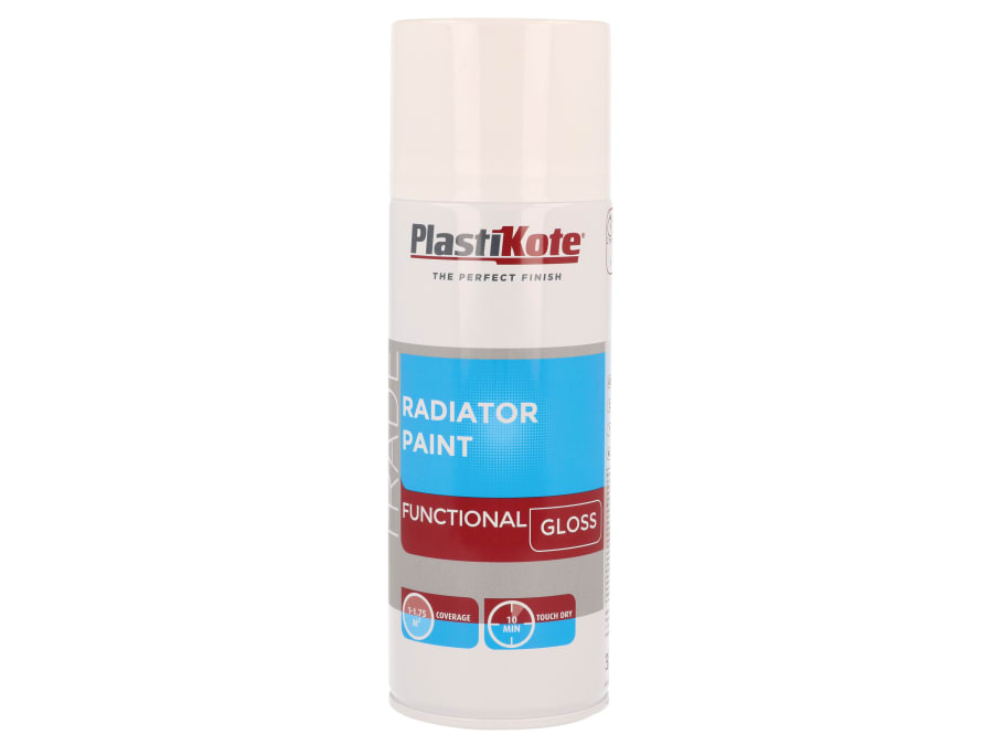 Plastikote 071016 400ml Gloss White Spray Paint