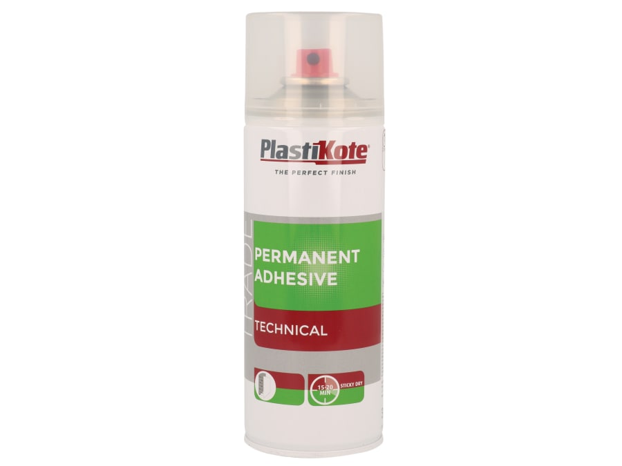 Plastikote 071029 Permanent Spray Adhesive 400ml