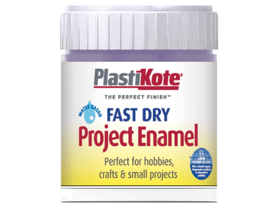 Plastikote 440022 Fast Dry Enamel Paint Lavender 59ml