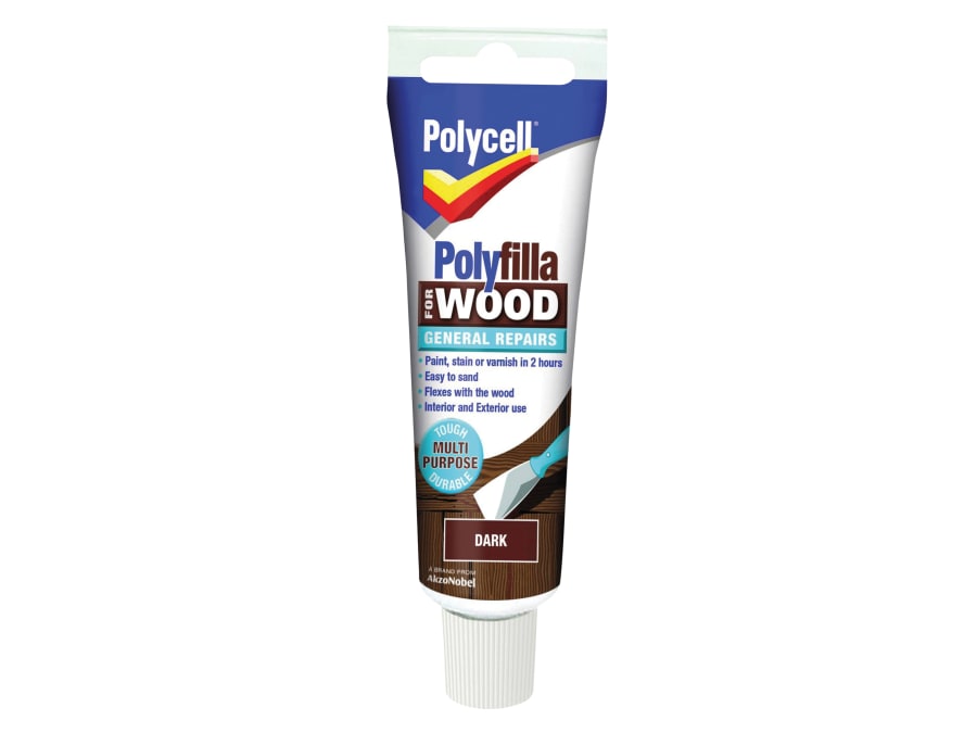 Polycell 5207189 Wood Filler Tube Dark 330g