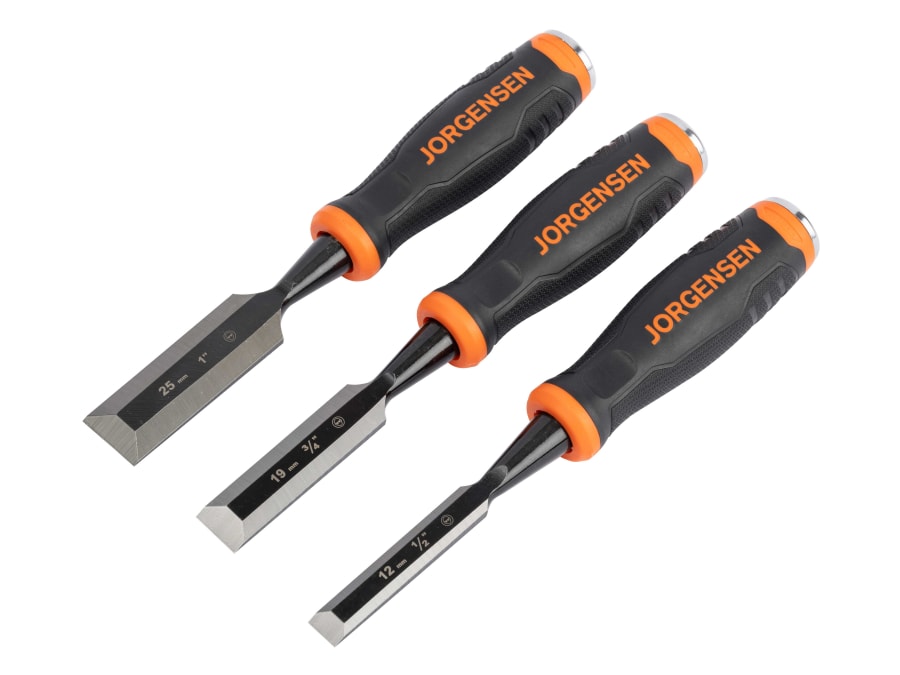 Pony Jorgensen POJ70450 Woodworking Chisel Set 3 Piece