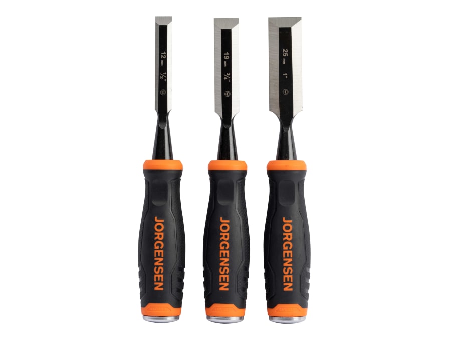 Pony Jorgensen POJ70450 Woodworking Chisel Set 3 Piece