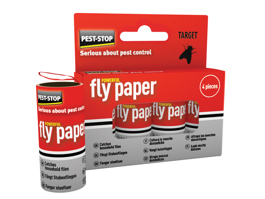 Pest-stop (pelsis Group) Pest-stop PSFP Fly Papers Pack 4