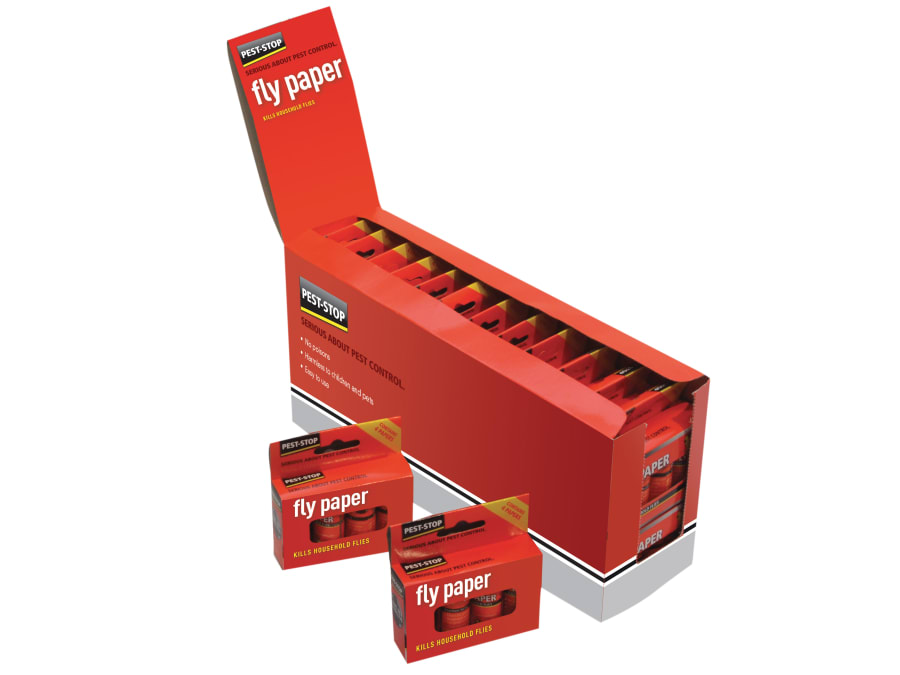 Pest-stop (pelsis Group) Pest-stop PSFP Fly Papers Pack 4