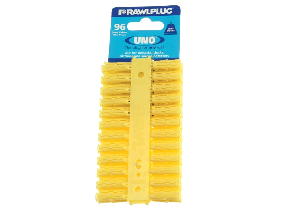 Rawlplug RU1YEL96C Yellow UNO Plugs 24mm