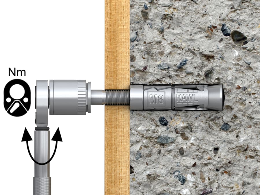 Rawlplug RS1RBLM8255 M8 x 25mm Loose Bolt