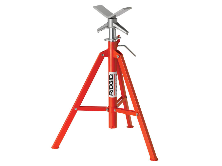 Ridgid 22168 V-Head Folding Pipe Stand