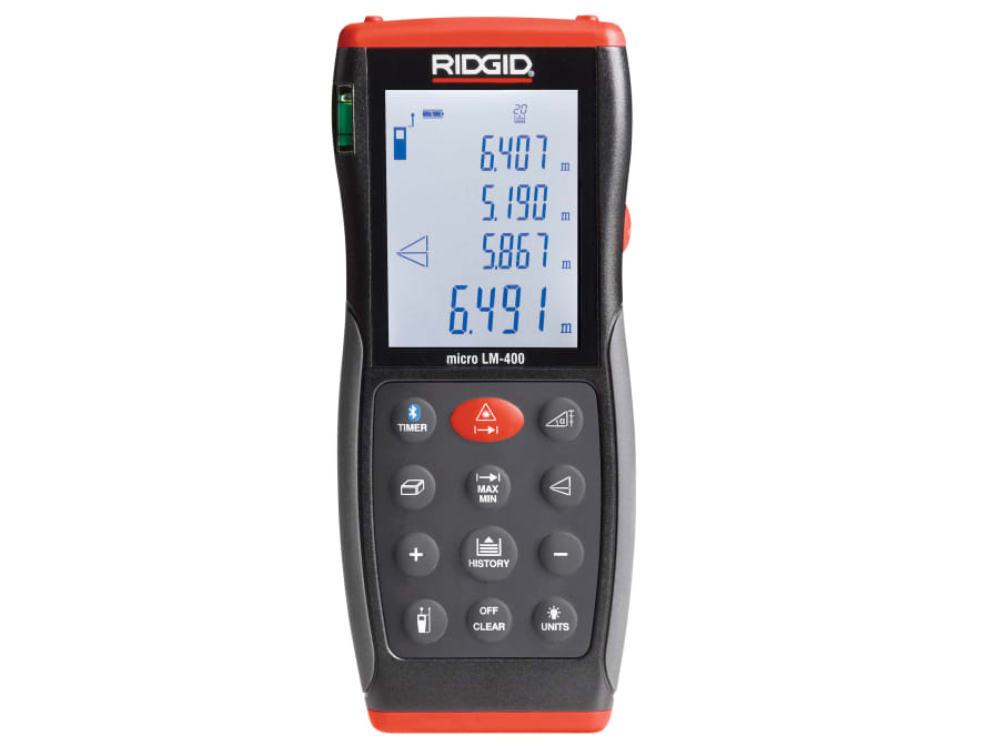 Ridgid 36813 Micro LM-400 Laser Distance Measure 70m