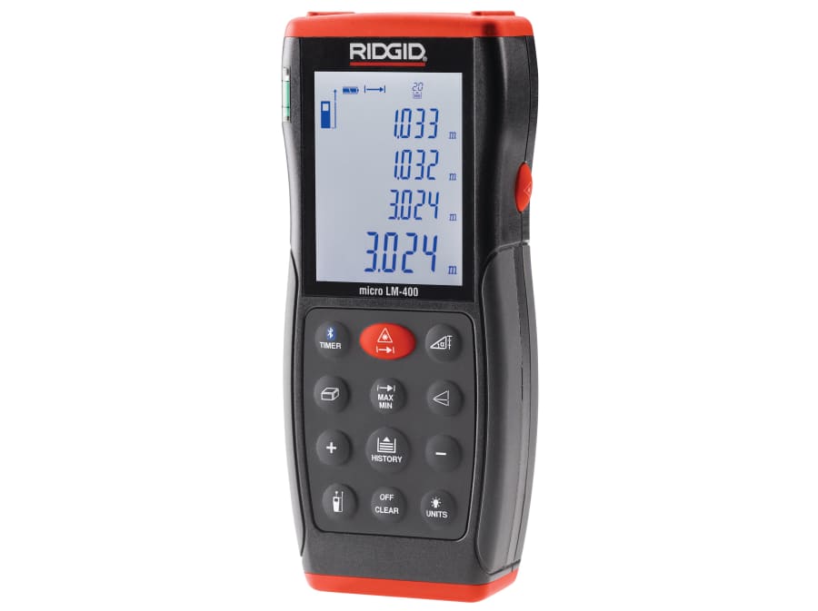 Ridgid 36813 Micro LM-400 Laser Distance Measure 70m