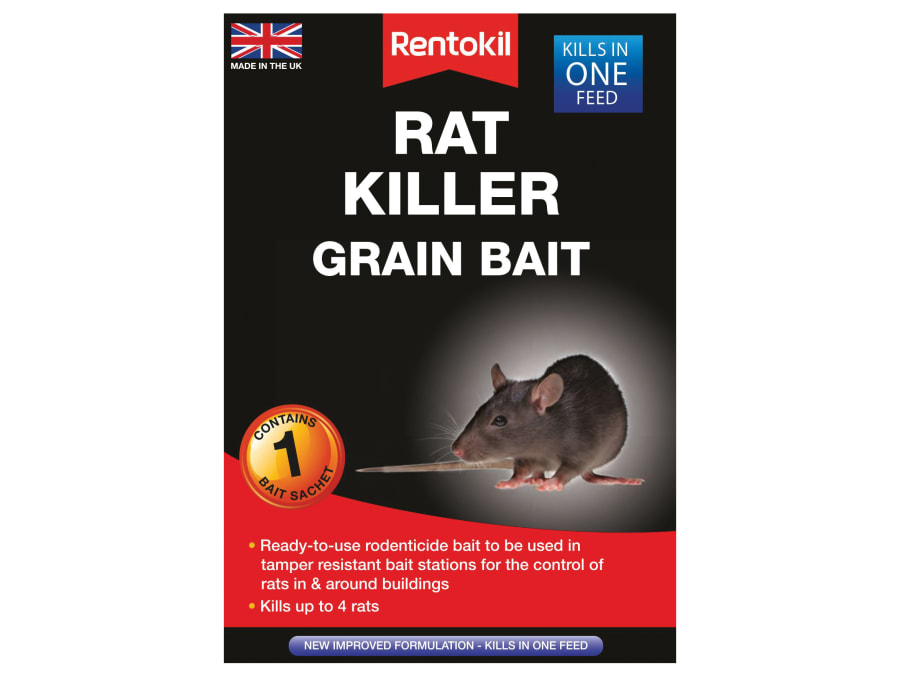 Rentokil PSR31B Rat Killer Grain Bait