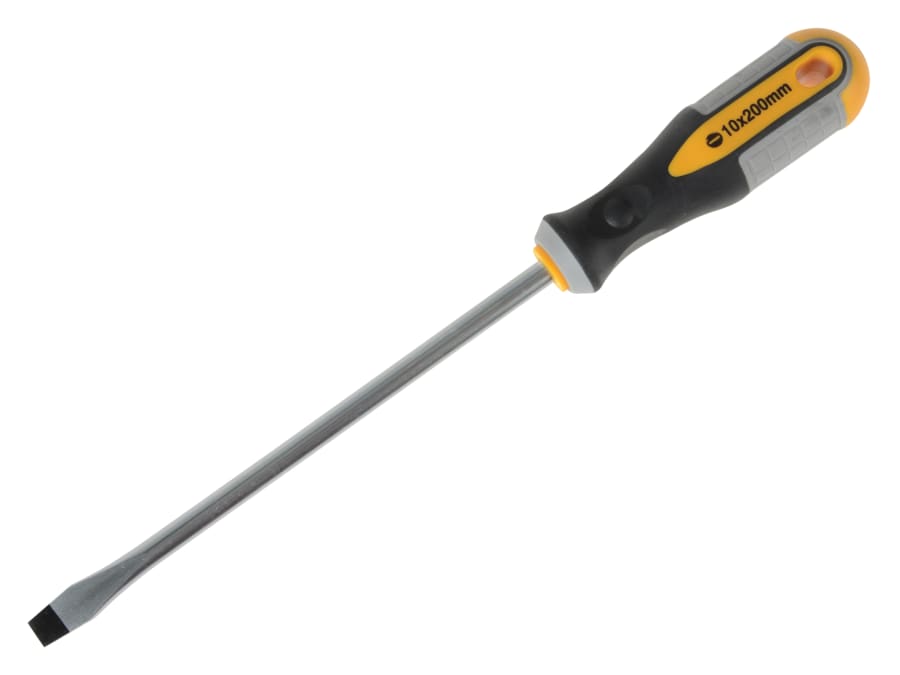 Roughneck 22118 10.0 x 200mm Slotted Flared Screwdriver