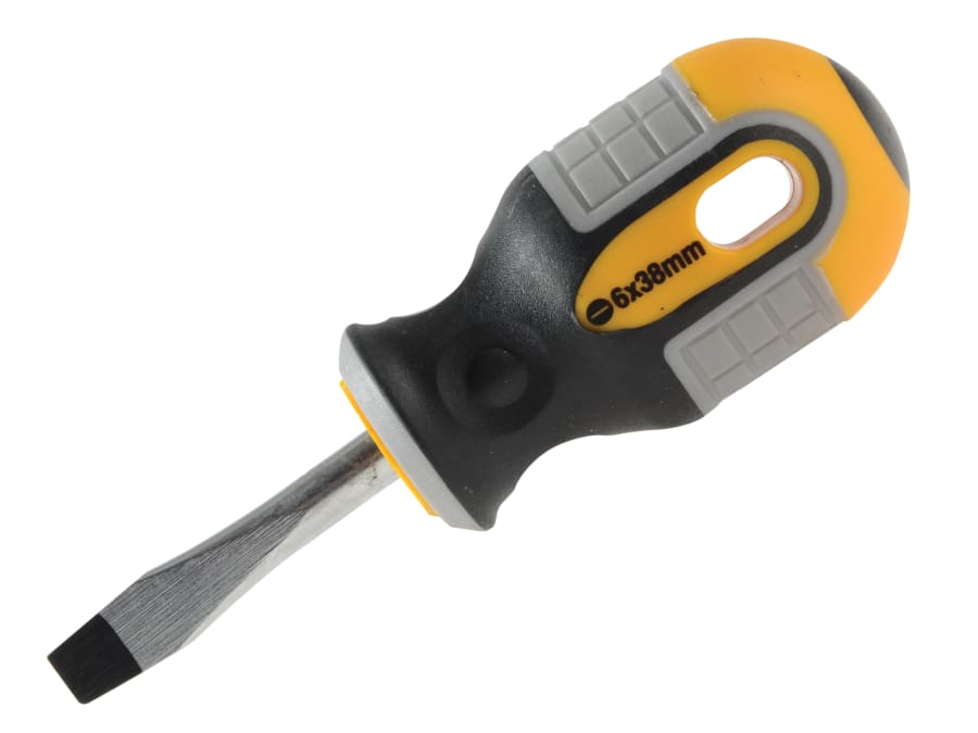 Roughneck 22151 6.0 x 38mm Slotted Stubby Screwdriver