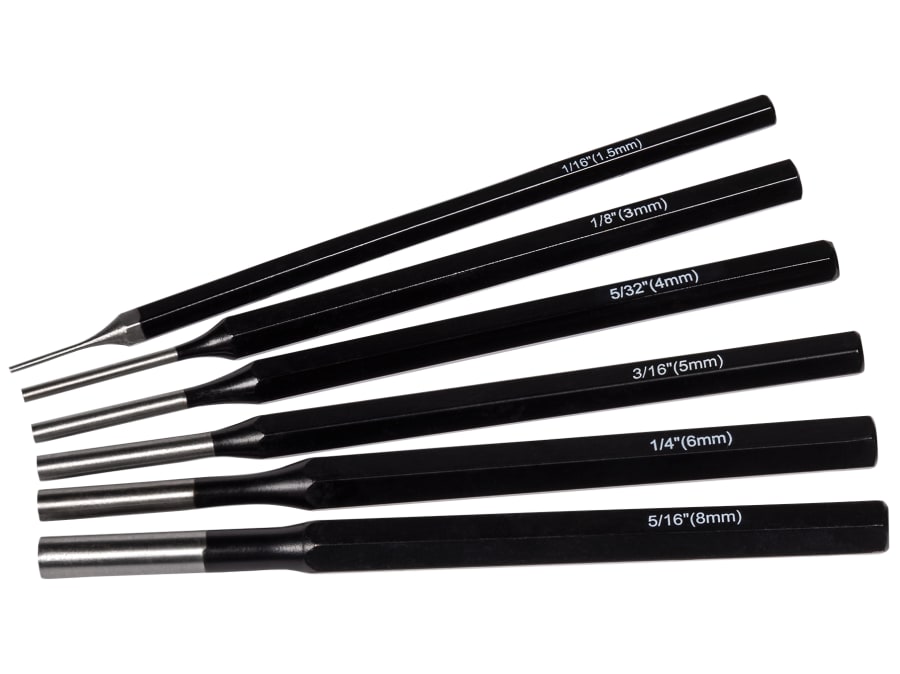 Roughneck 31178 6 Piece Parallel Pin Punch Set