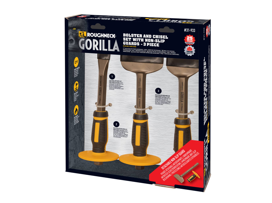 Roughneck 31933 Bolster & Chisel Set