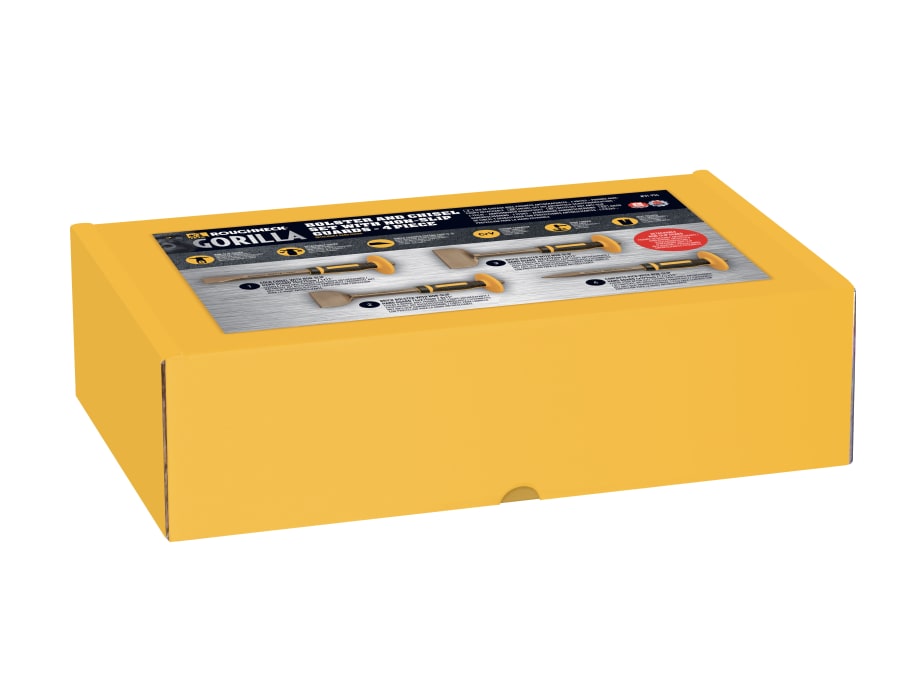 Roughneck 31934 Bolster Chisel Set 4 Piece