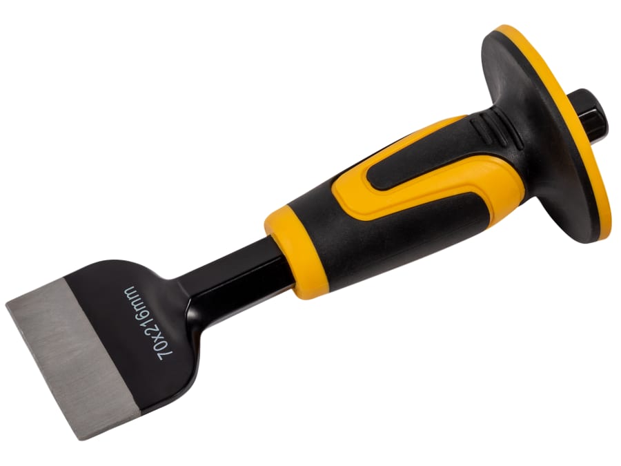 Roughneck 31986 Brick Bolster with Hand Guard 70x216mm 16mm Shank