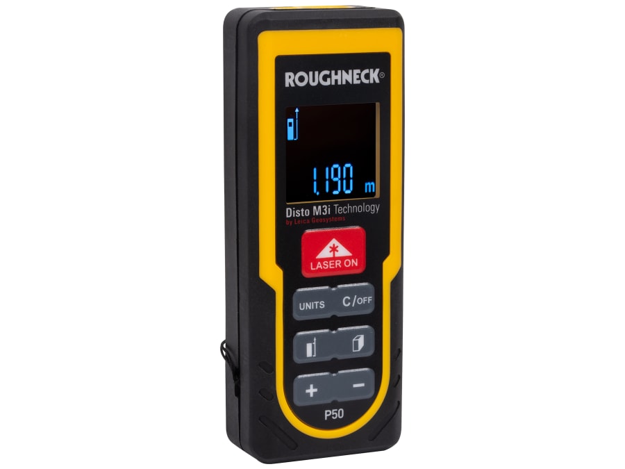 Roughneck 43950 Laser Distance Measure 50m
