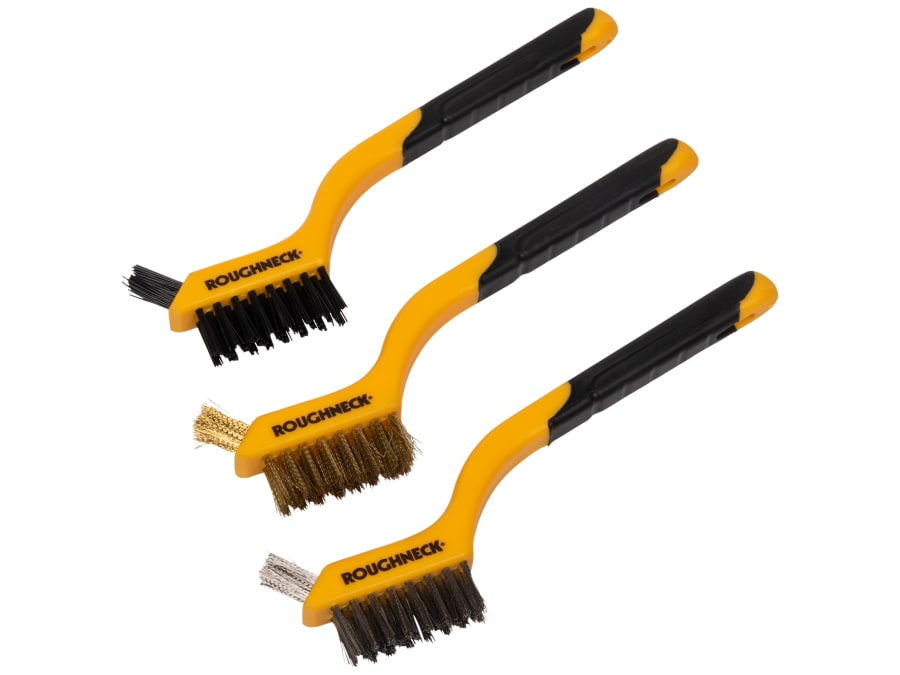Roughneck 52005 3 Piece Ultra Slim Wire Brush Set