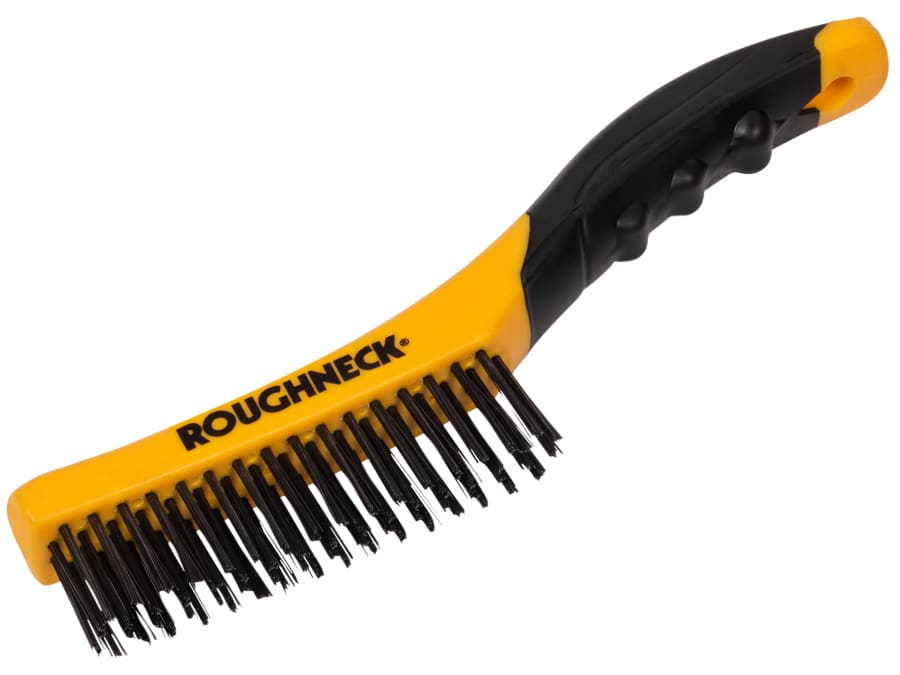 Roughneck 52044 255mm Shoe Handle Wire Brush