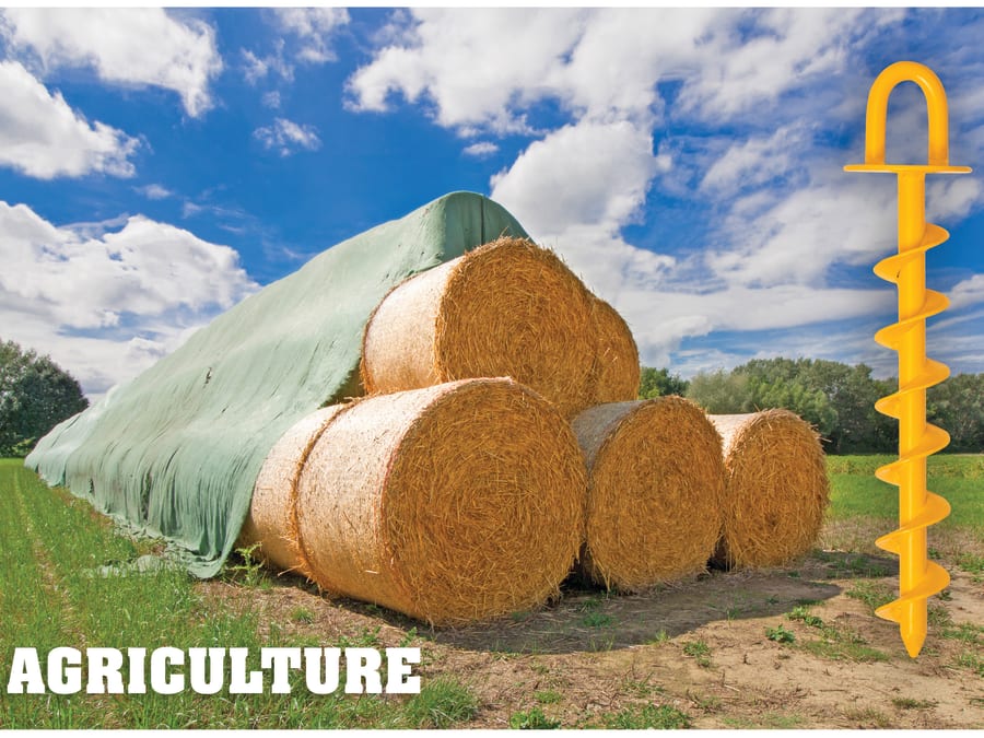 Roughneck 64634 340mm Heavy-Duty Screw-in Ground Anchor