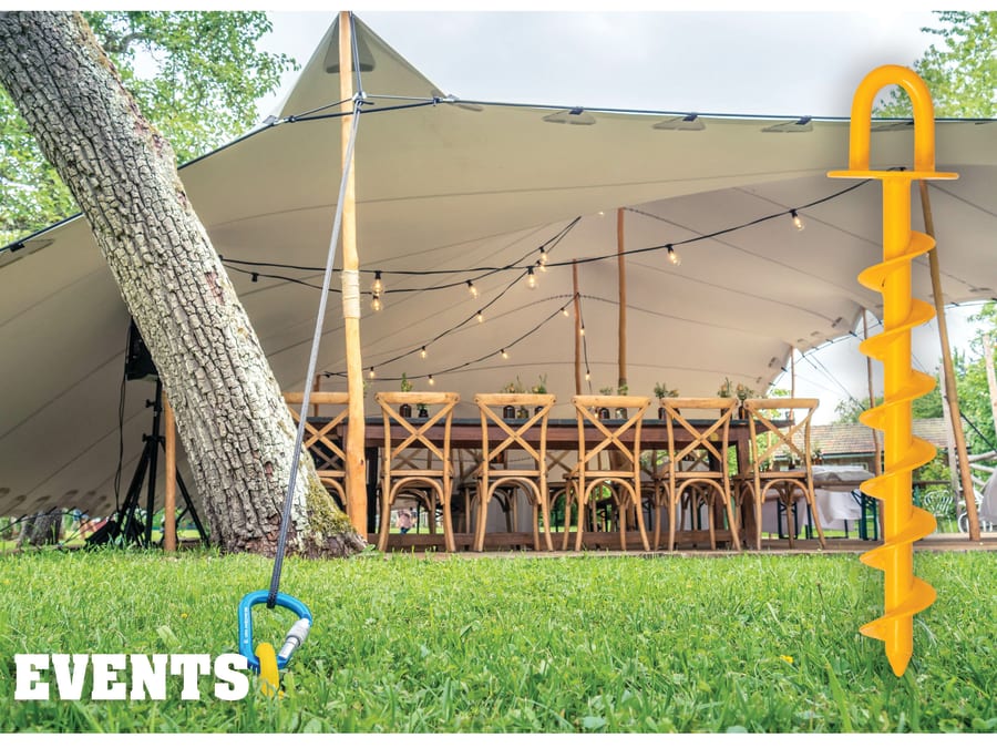 Roughneck 64634 340mm Heavy-Duty Screw-in Ground Anchor