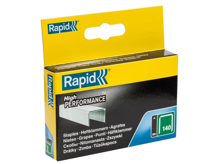 Rapid 11915631 14mm Galvanised Staples with 2000 Pack