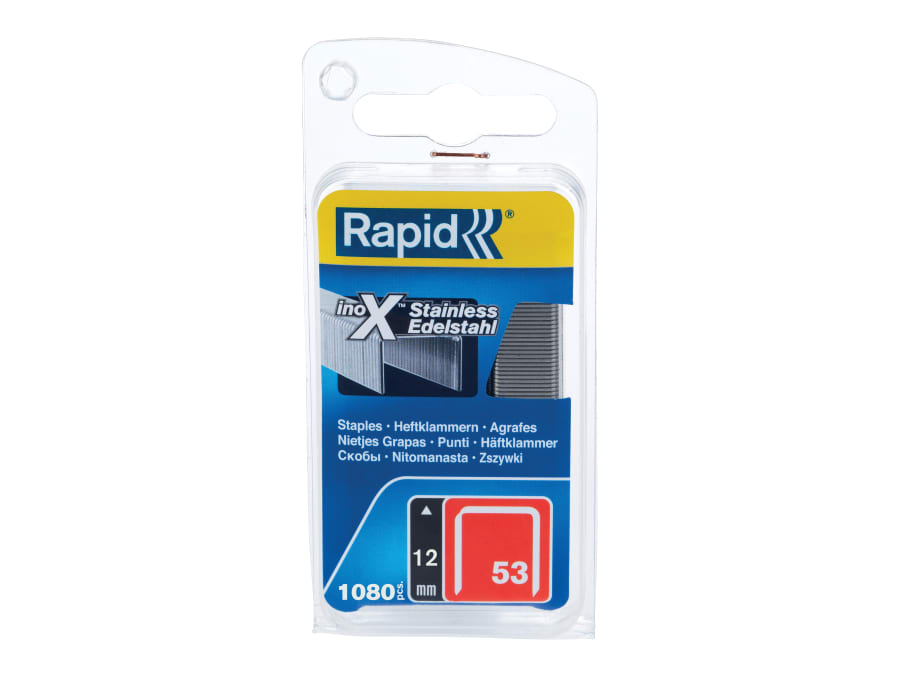 Rapid 40109512 12mm Fine Wire Staples