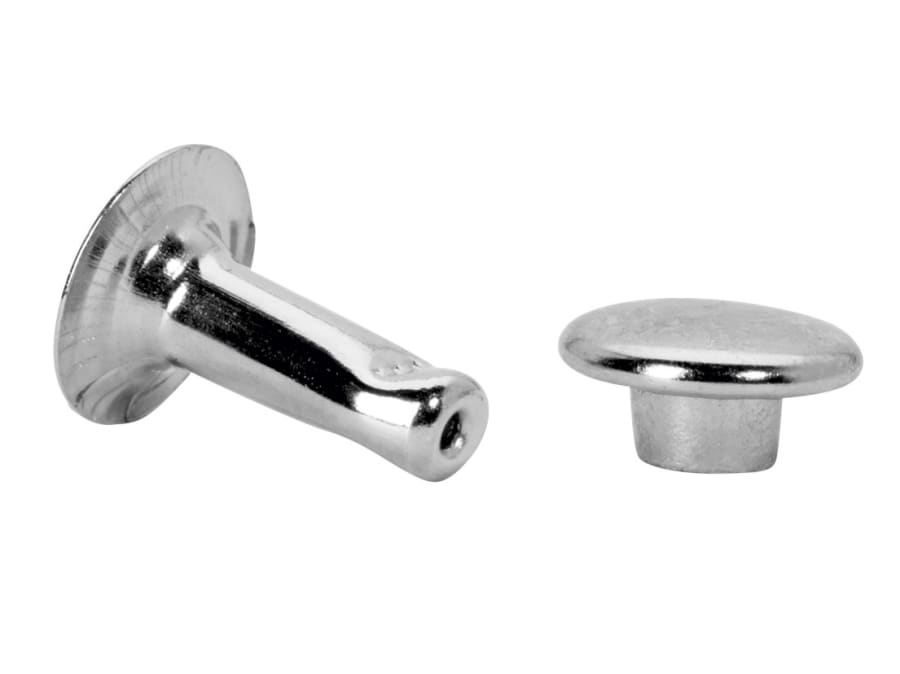 Rapid 5000414 Tubular Rivets 7x3x9mm Cap 3x7mm Pack 25