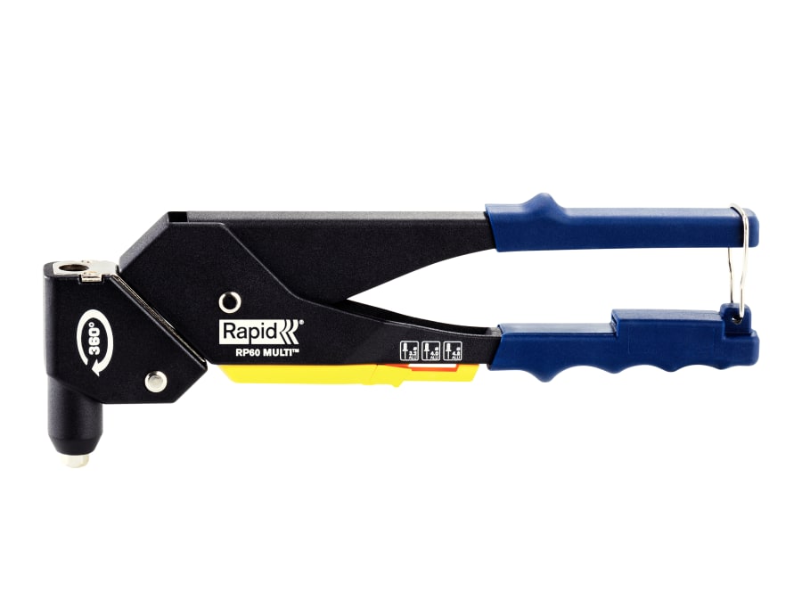 Rapid 5001128 RP60 Multi Pivoting Head Riveter with Case
