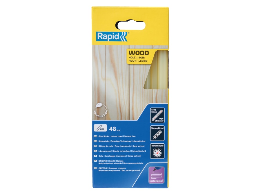 Rapid 5001421 Glue Sticks 12 x 190mm