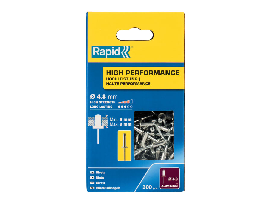 Rapid 5001436 4.8 x 12mm Rivets (Box 300)
