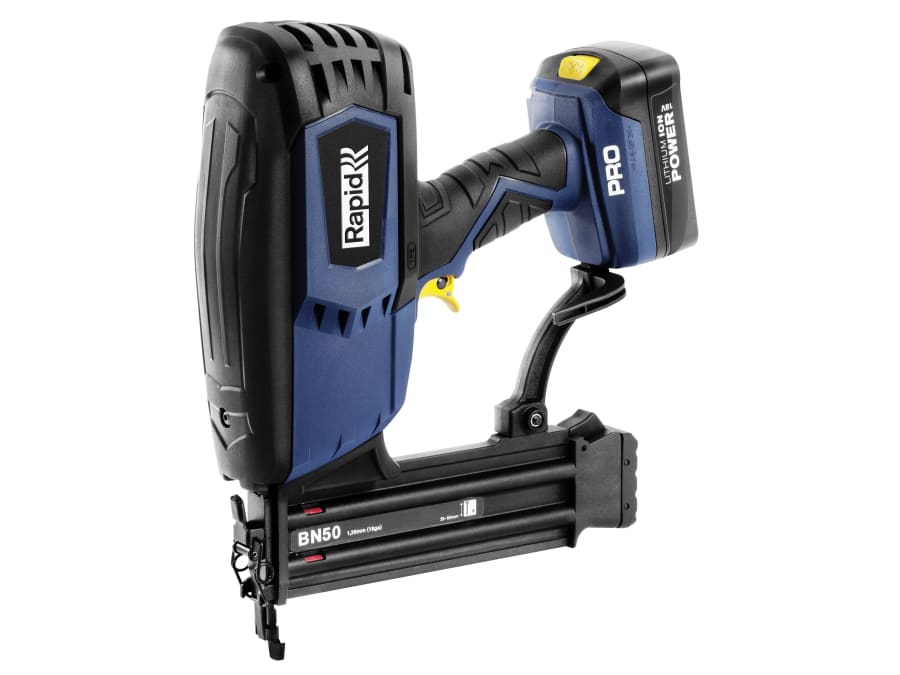 Rapid 5001121 18 Gauge 18V Cordless Brad Nailer with 2 × 2.0Ah Batteries
