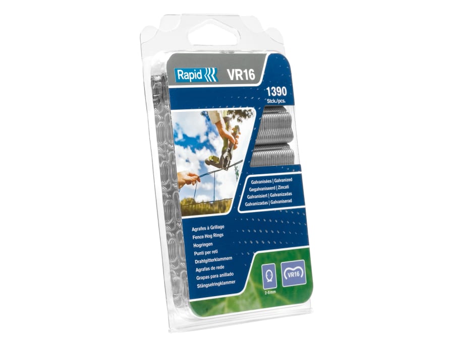 Rapid 40108802 VR22 Fence Hog Rings 215 Green