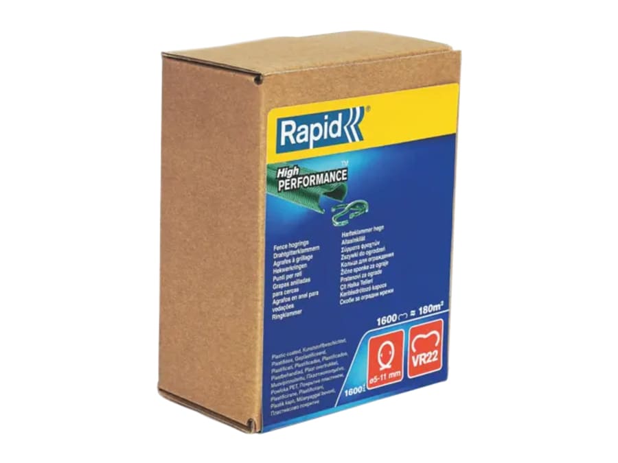 Rapid 40108810 Fence Hog Rings Pack 1600 Galvanised