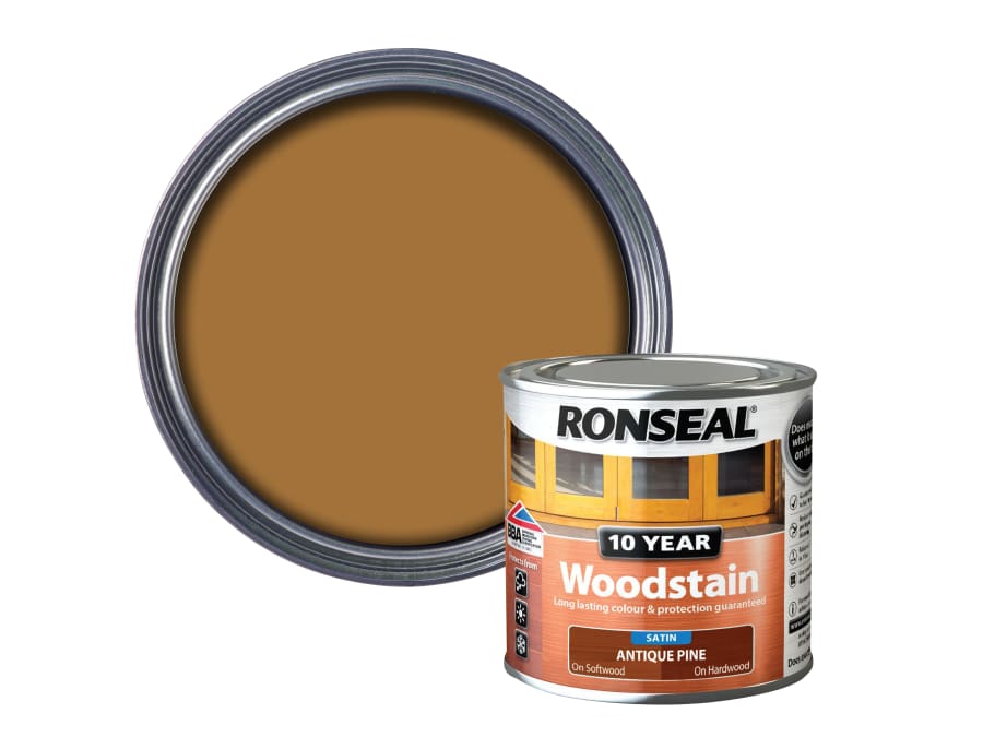 Ronseal 38665 10 Year Woodstain Antique Pine 250ml