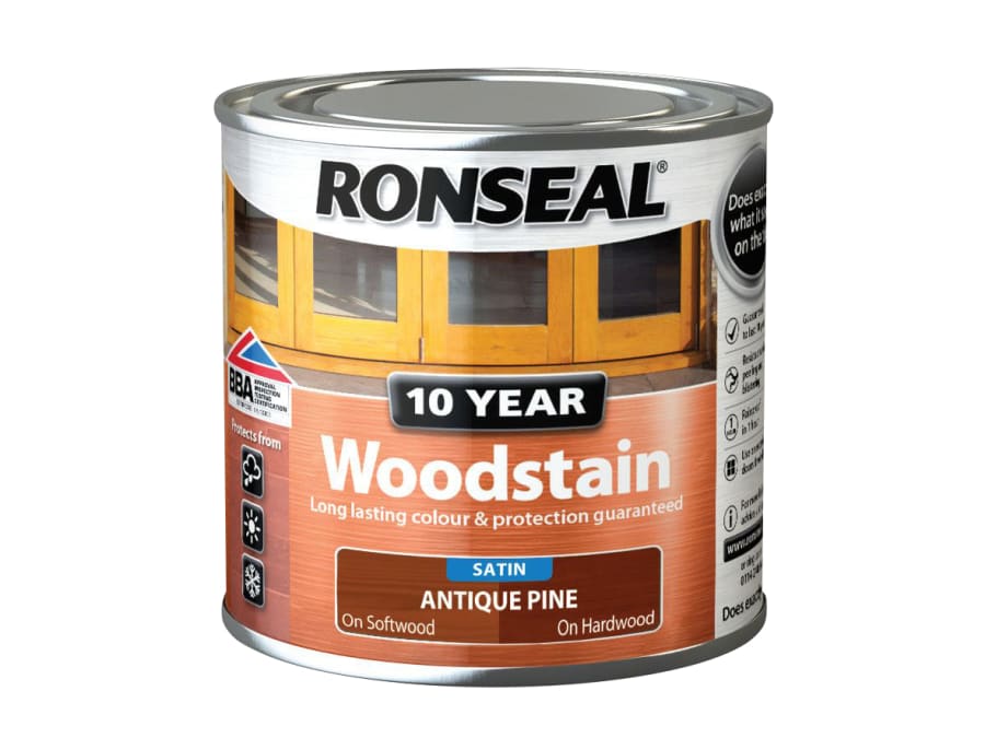 Ronseal 38665 10 Year Woodstain Antique Pine 250ml